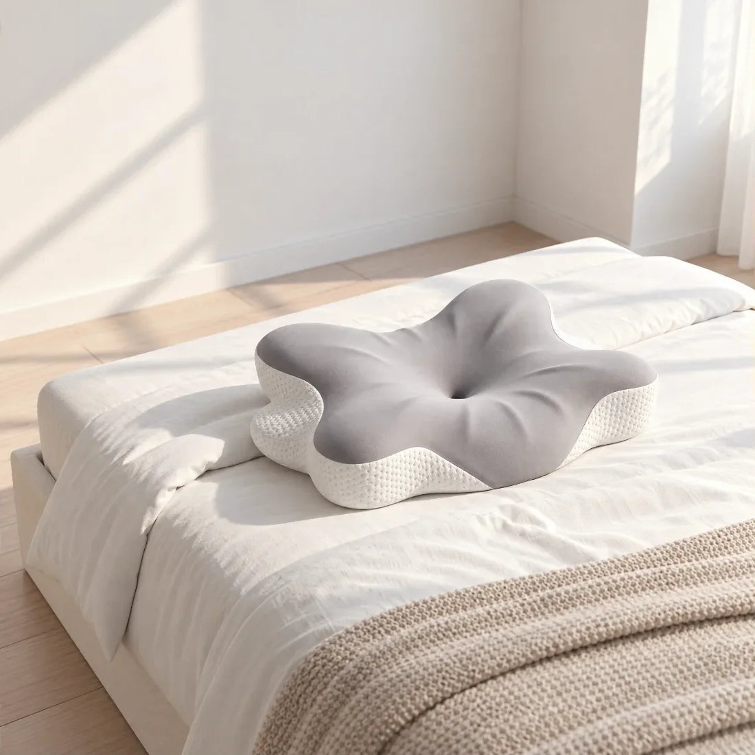 Sedovia Kissen auf einem gemachten Bett